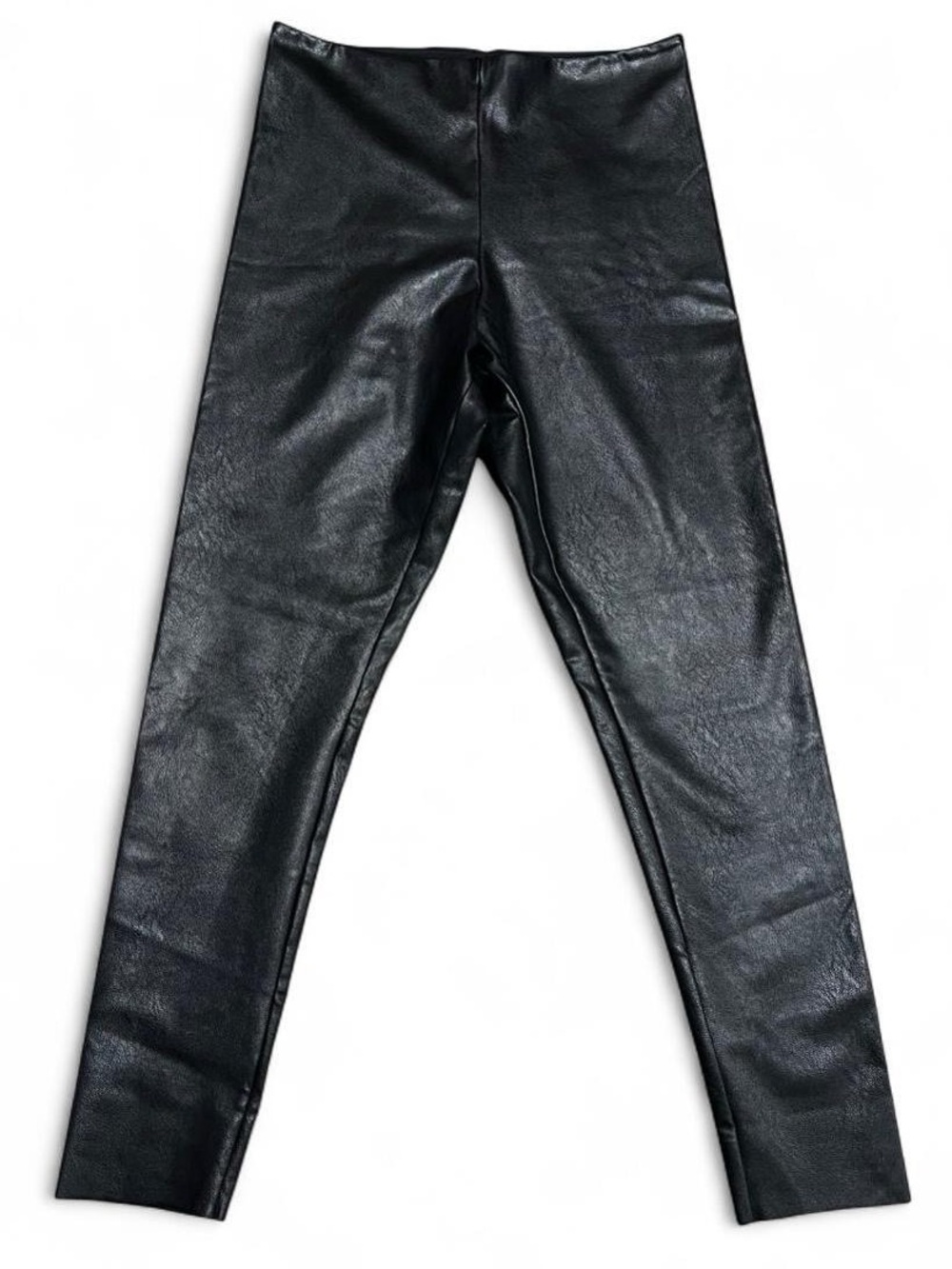 Mario Serrani Italy Black Faux Leather Pants Size Large